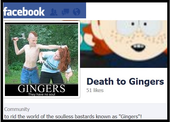 Gingers, Kick a Ginger Day, Bullying